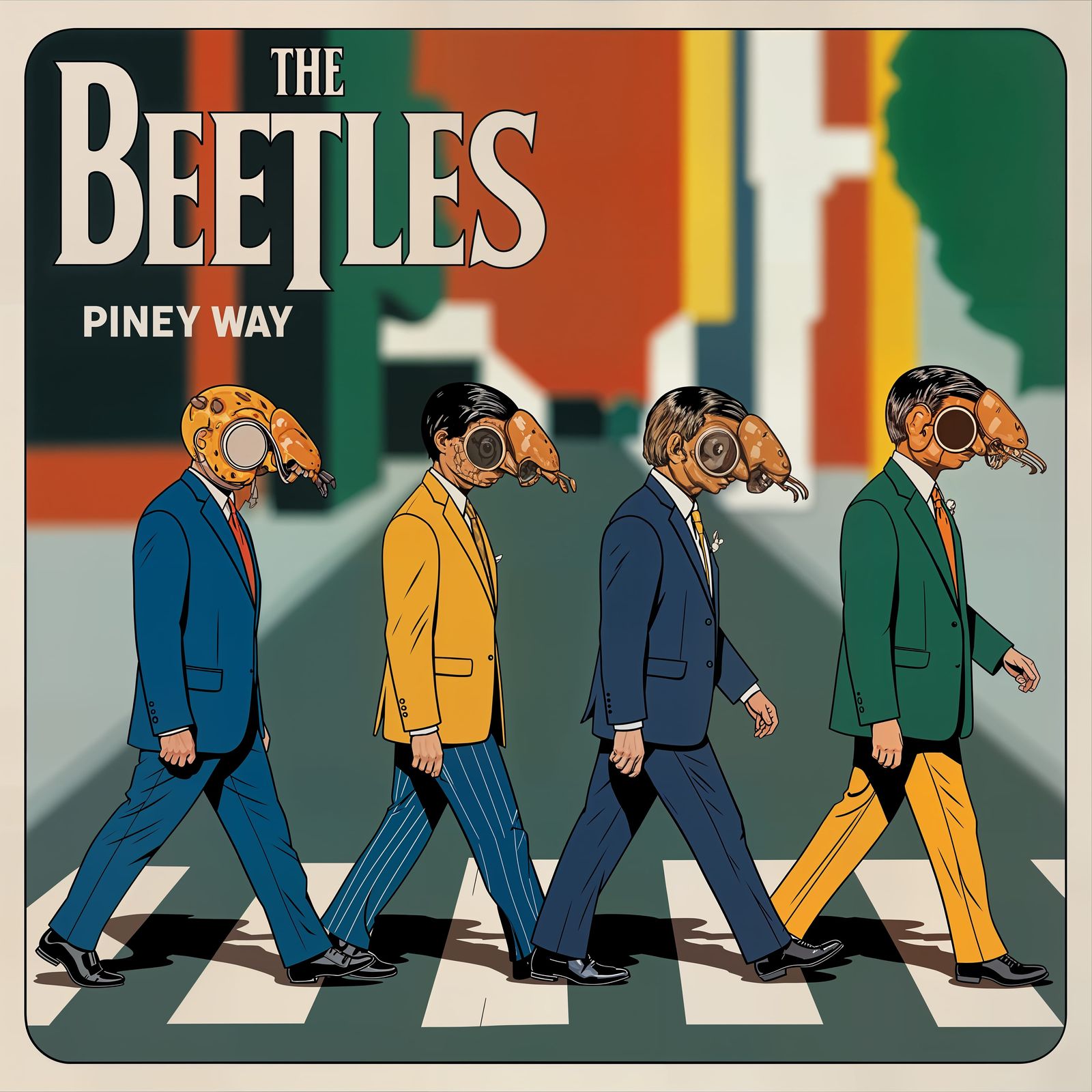The Beetles: Piney Way Album Cover Art