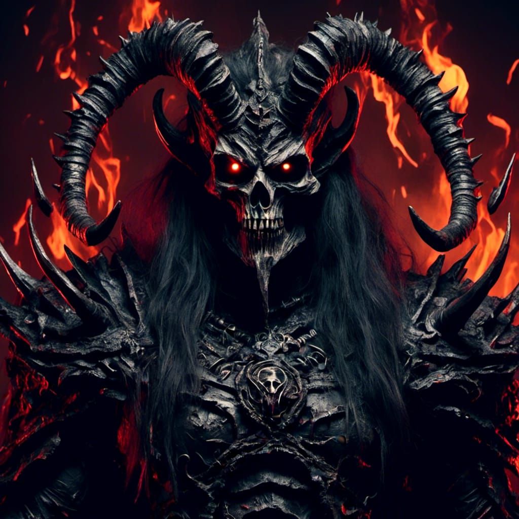 Warrior Portrait with Deep Background