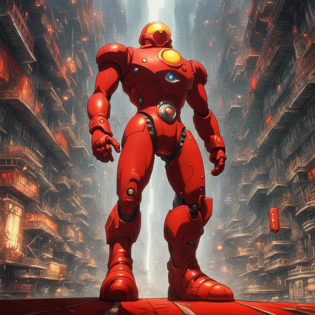 Epic Cyborg Digital Matte Painting