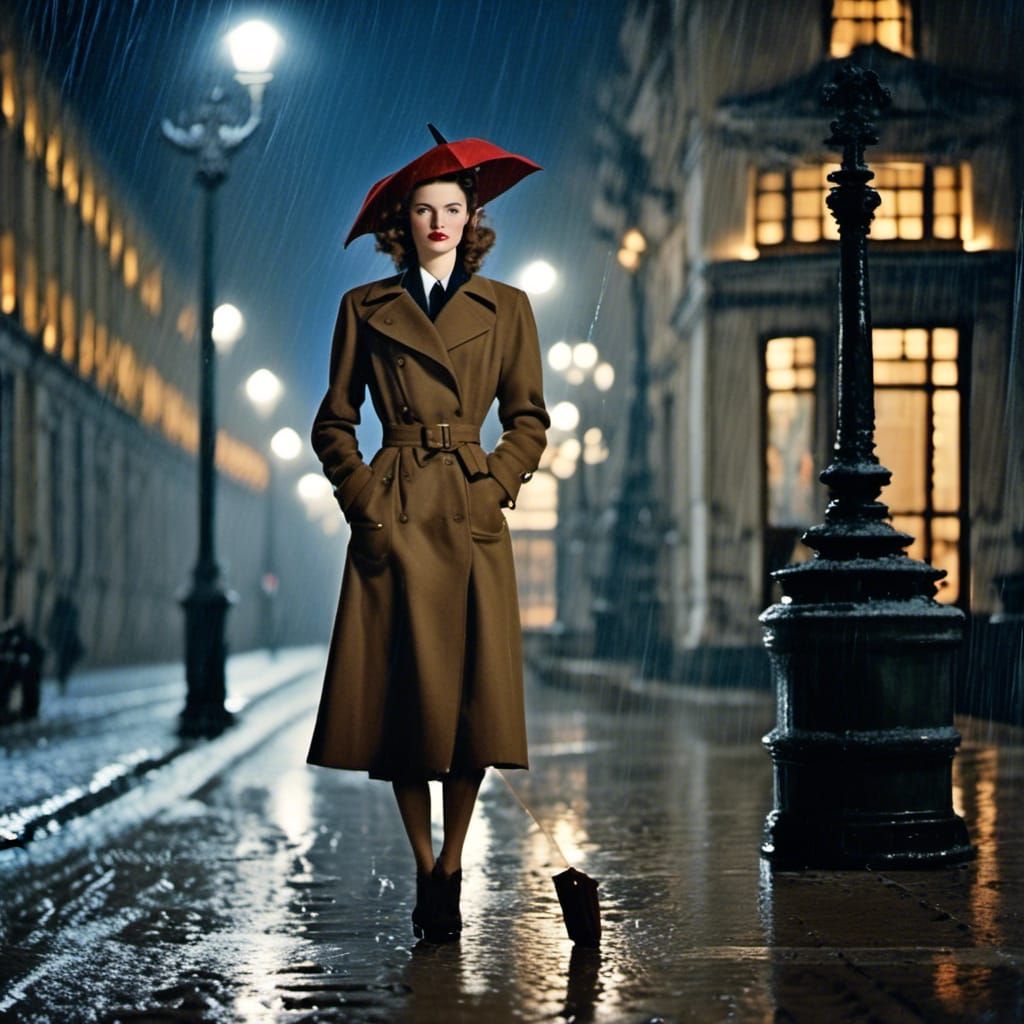 Spy in 1940s Berlin: A 35mm Photograph