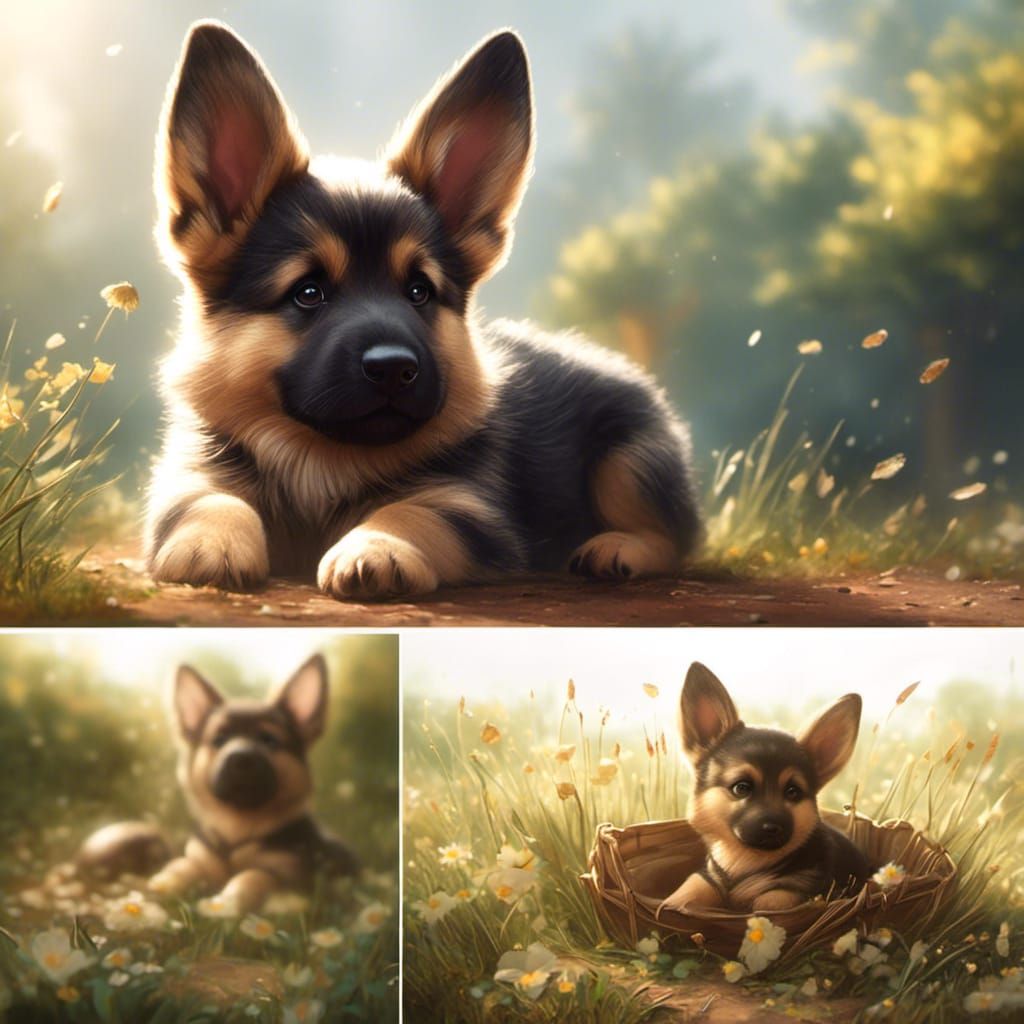 german shepherd puppy