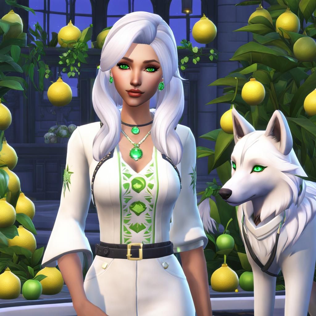 The Sims 4: Wolfie with lemons