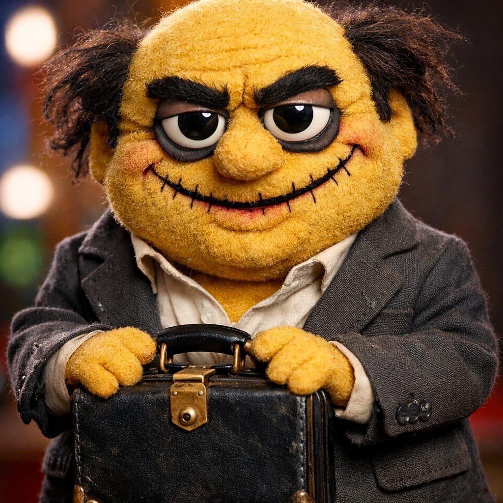 Danny Devious Puppet Character Portrait