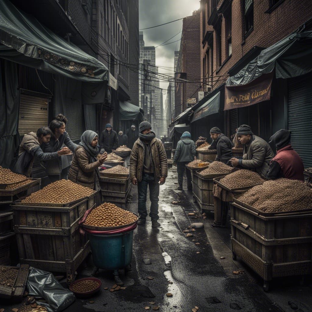 Rich Versus Poor: A Hyperrealistic HDR Portrait