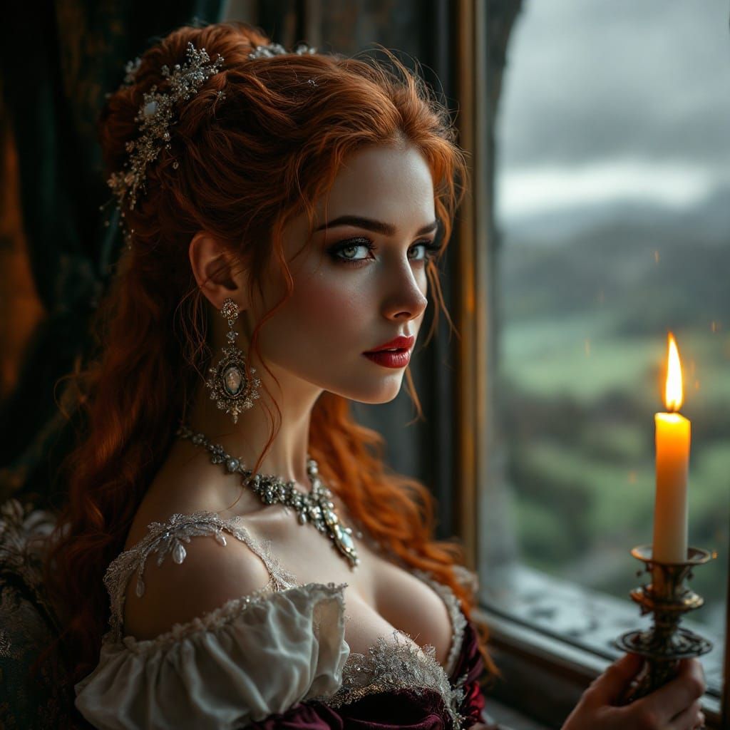 Gothic Romance in Velvet and Lace