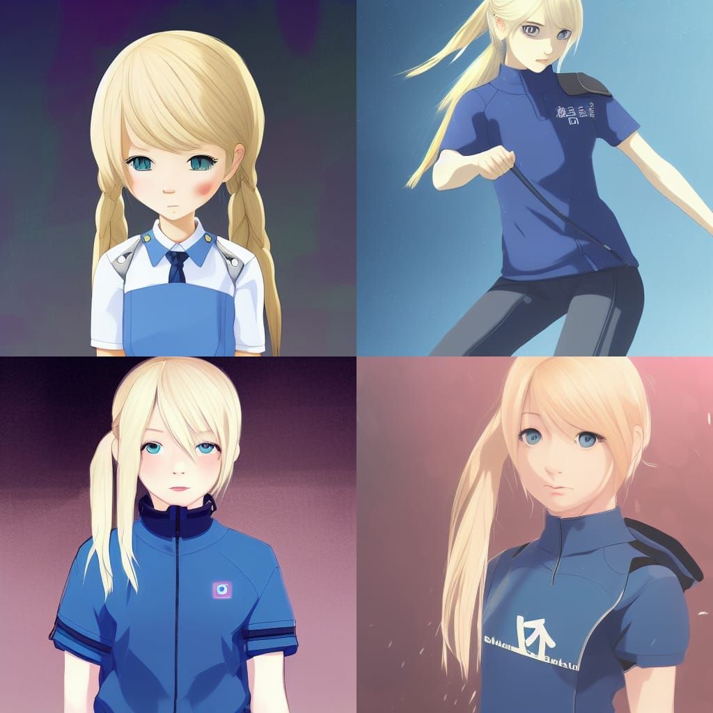 Android ST200 Chloe in Anime Key Visual Style