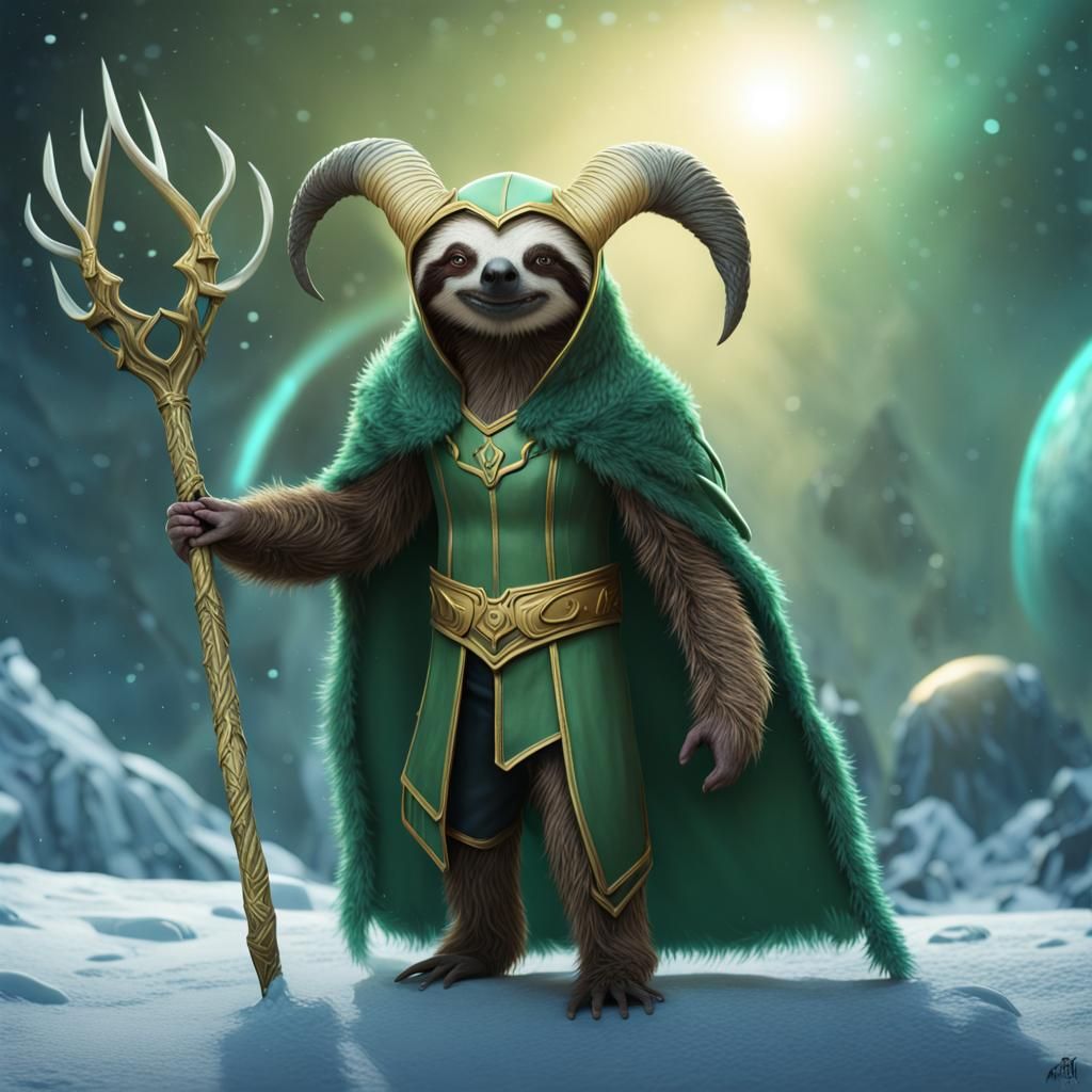 Slothki, the god of mischief