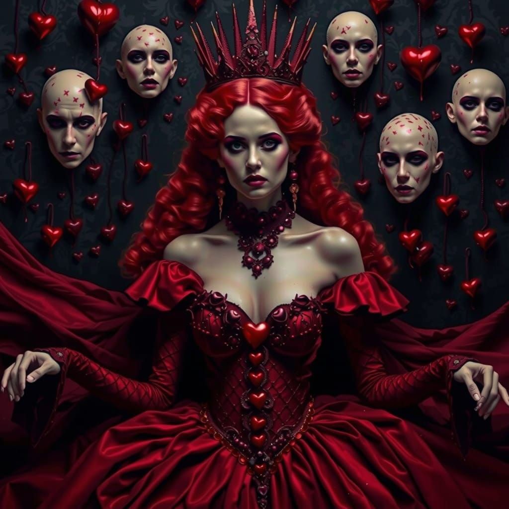 Dark Fantasy Queen Regales with Macabre Beauty