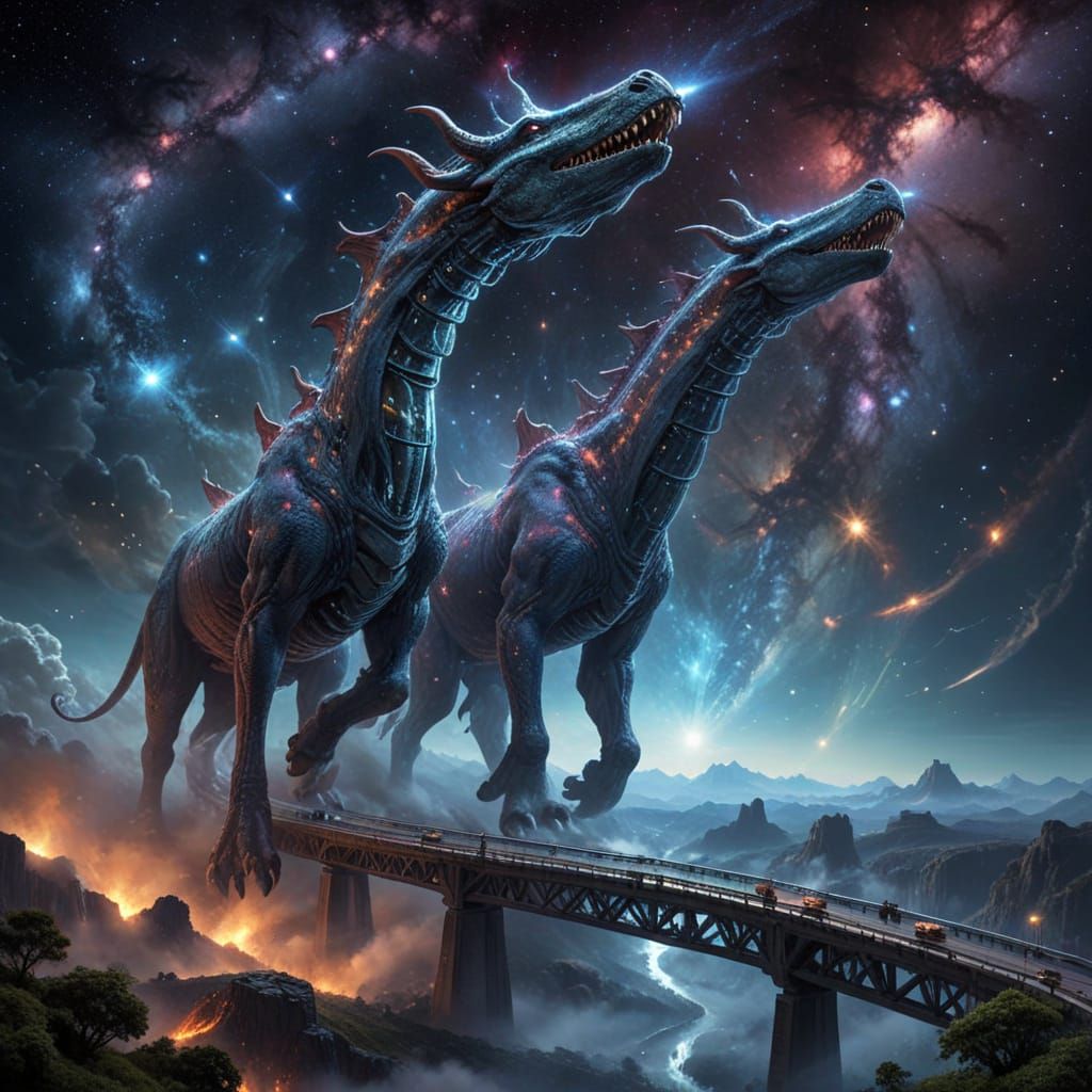 Gigantic Beasts with Four Necks: Cosmic Animaloids Roam the ...