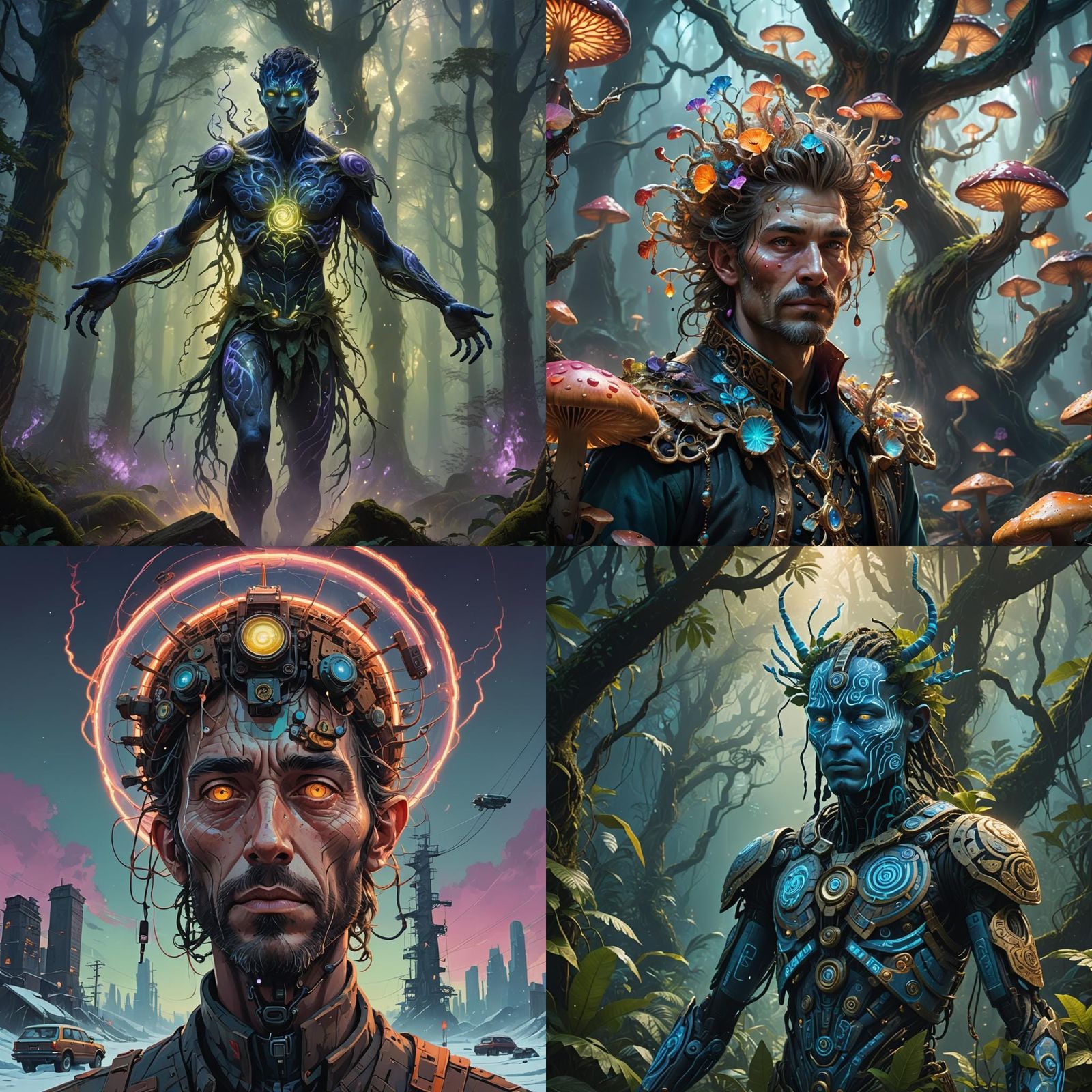 Fantastical Phenomenon Concept Art in Deep Color