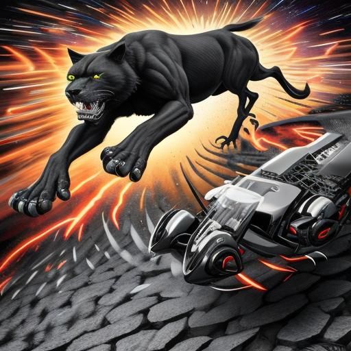 Simple Black and White Abstract Pattern