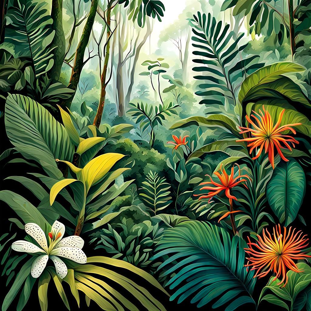 Lush Flora of the Daintree Rainforest
