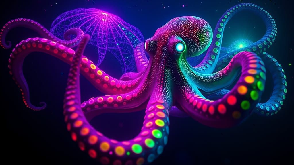 Galactopi - 01 in Neon Noir Style