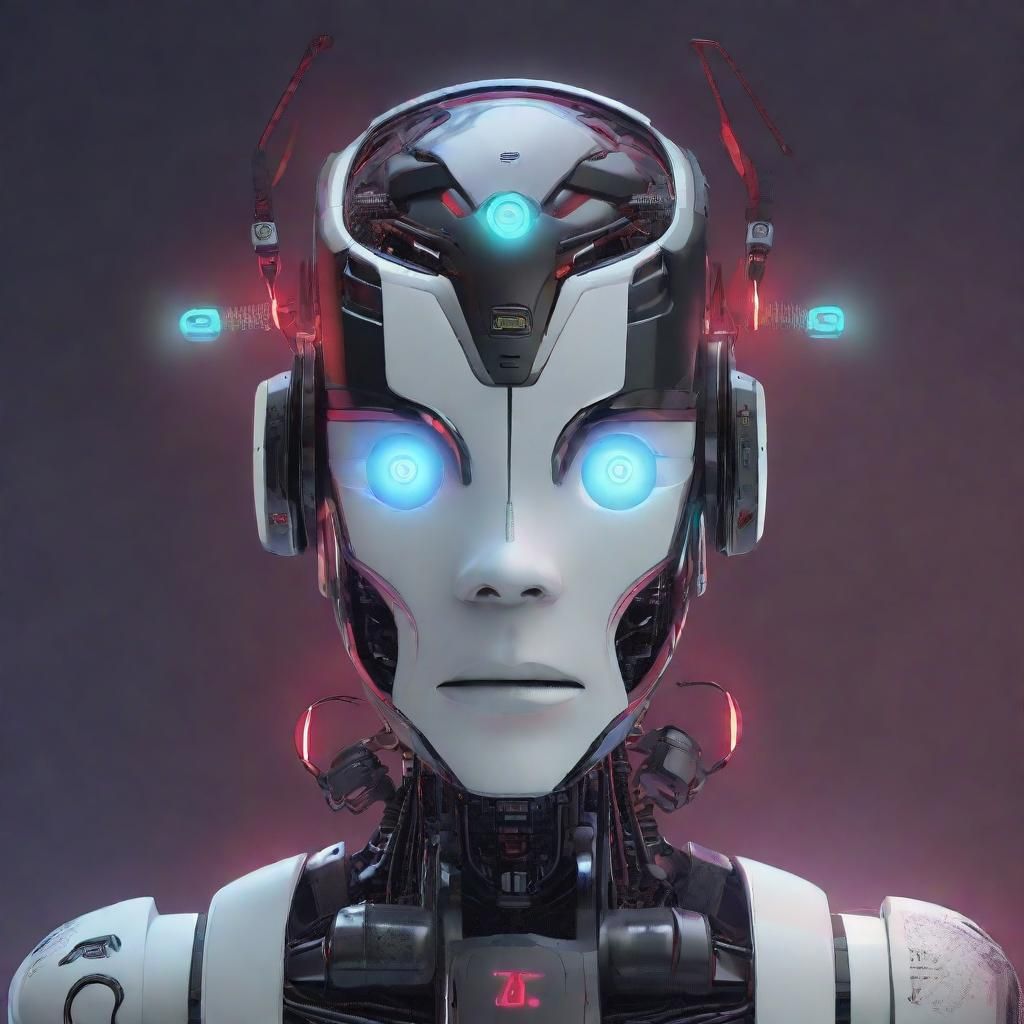 Minimalist Possessed AI Digital Art