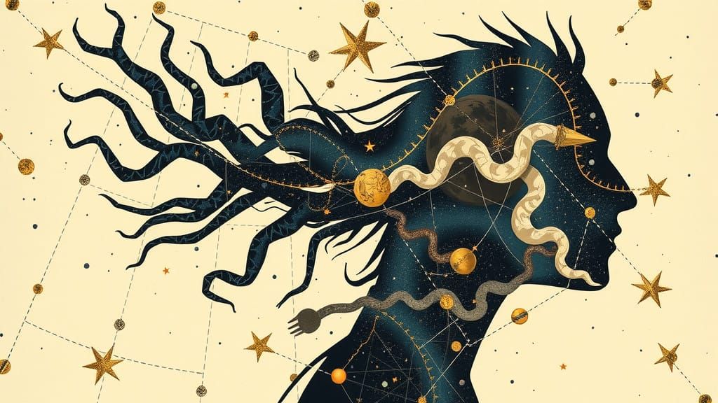 Surreal Constellations Transcend to Form New Mythological Be...