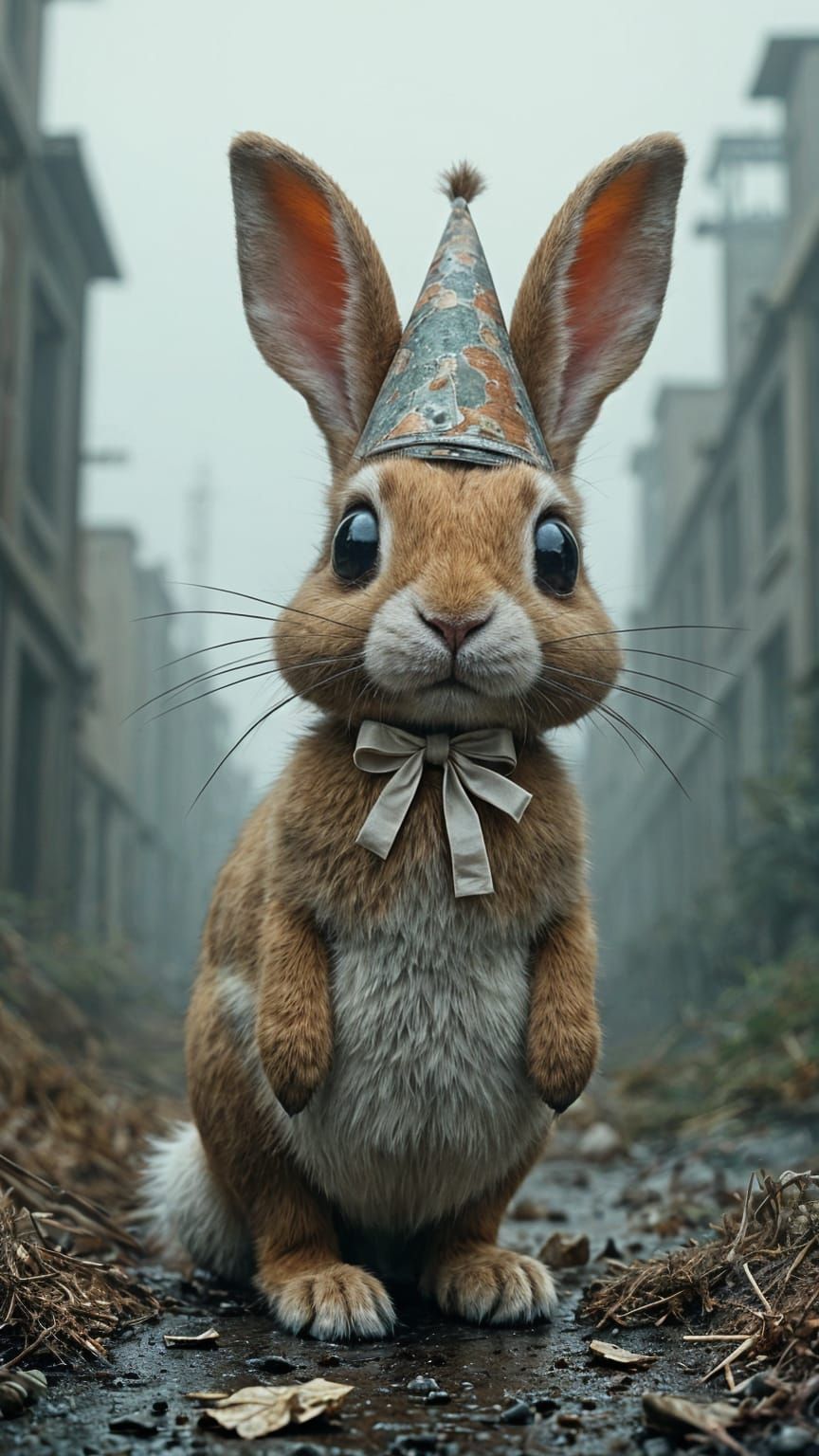 Apocalyptic Bunny: Survival in a Ruined World
