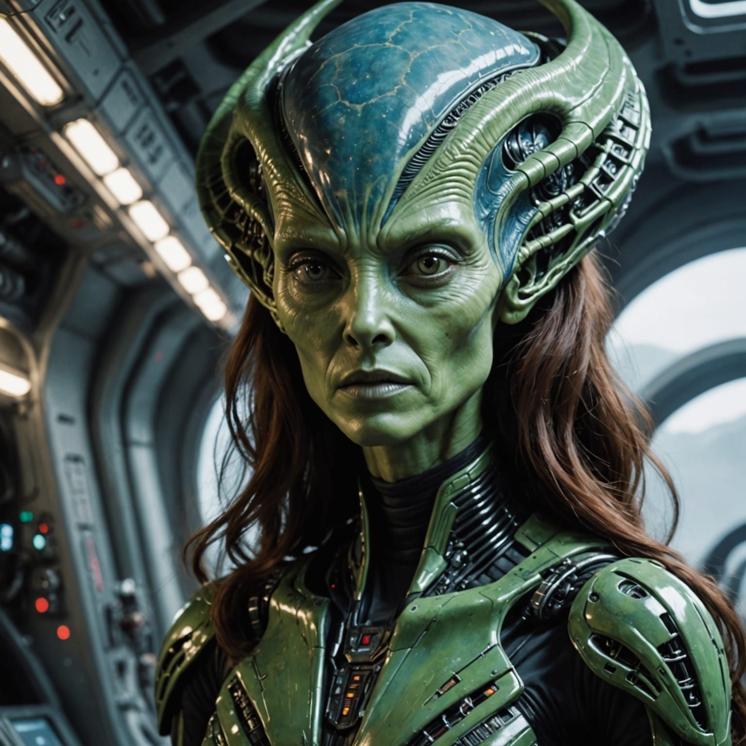 Beautiful Alien Woman on Earth