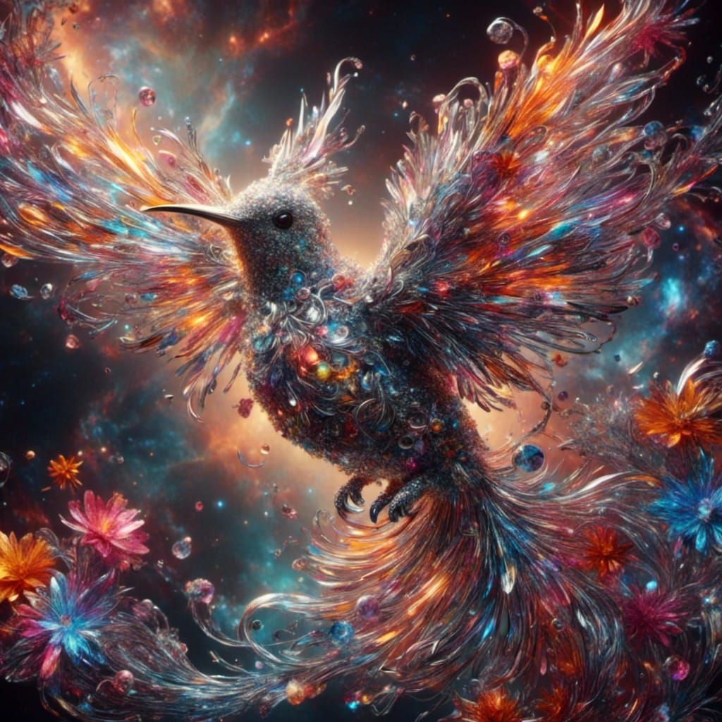 Animals with Crystal Ribbons Aesthetic