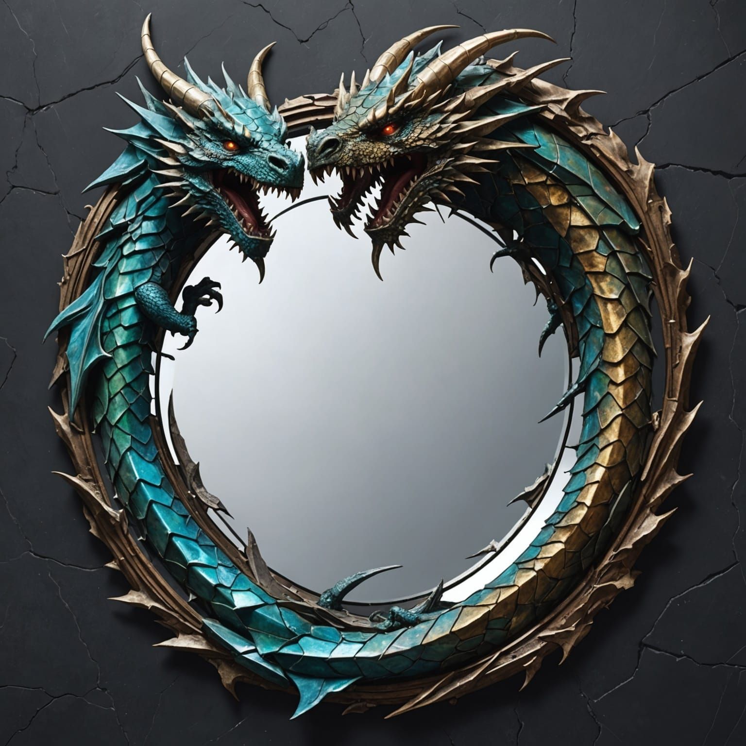 Shattered Dragon Mirror: A Fractured Reflection