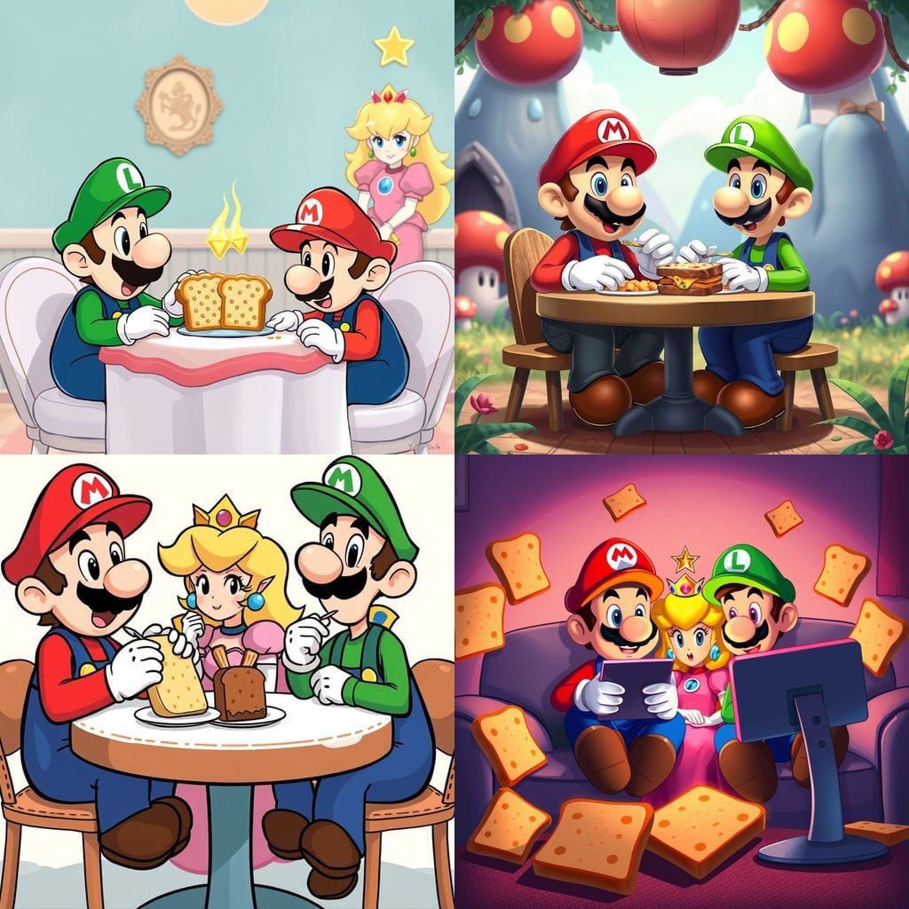 Mario and Luigi Play 'Mensch Ärgere Dich Nicht'