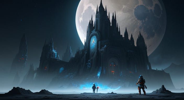 Epic Lightsaber Duel Under Binary Moonlit Skies