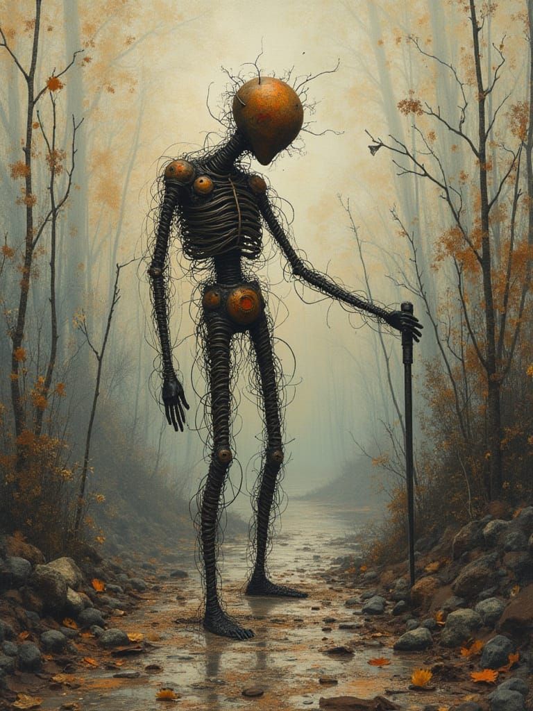 Imaginary Ralph the Grumpy Stick-Figure Guy in Bizarre Steamtrouble