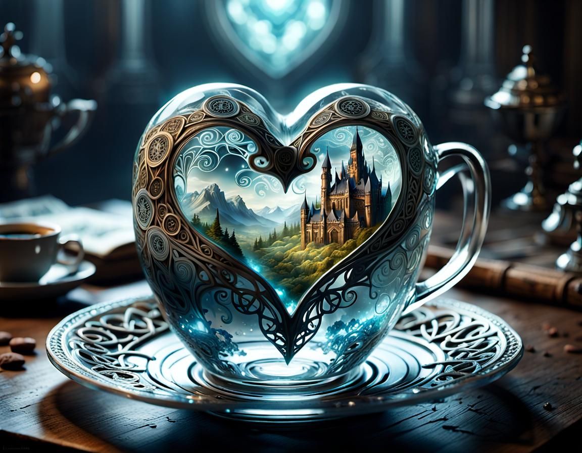 heart mug