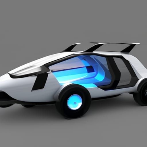 Futuristic Hover Car Concept