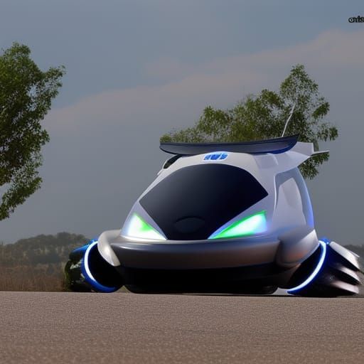 Futuristic Hover Car Concept