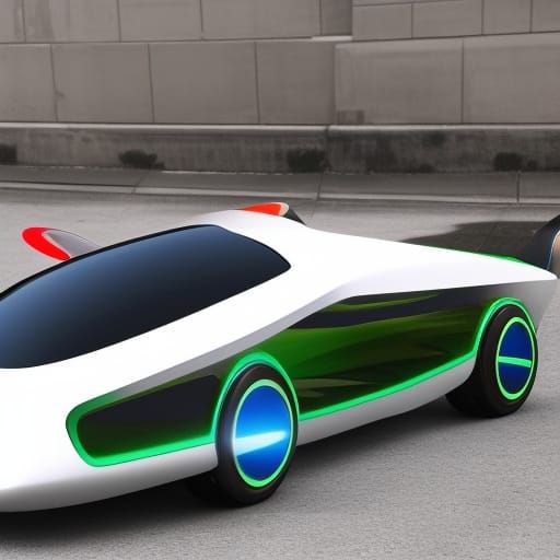 Futuristic Hover Car Concept
