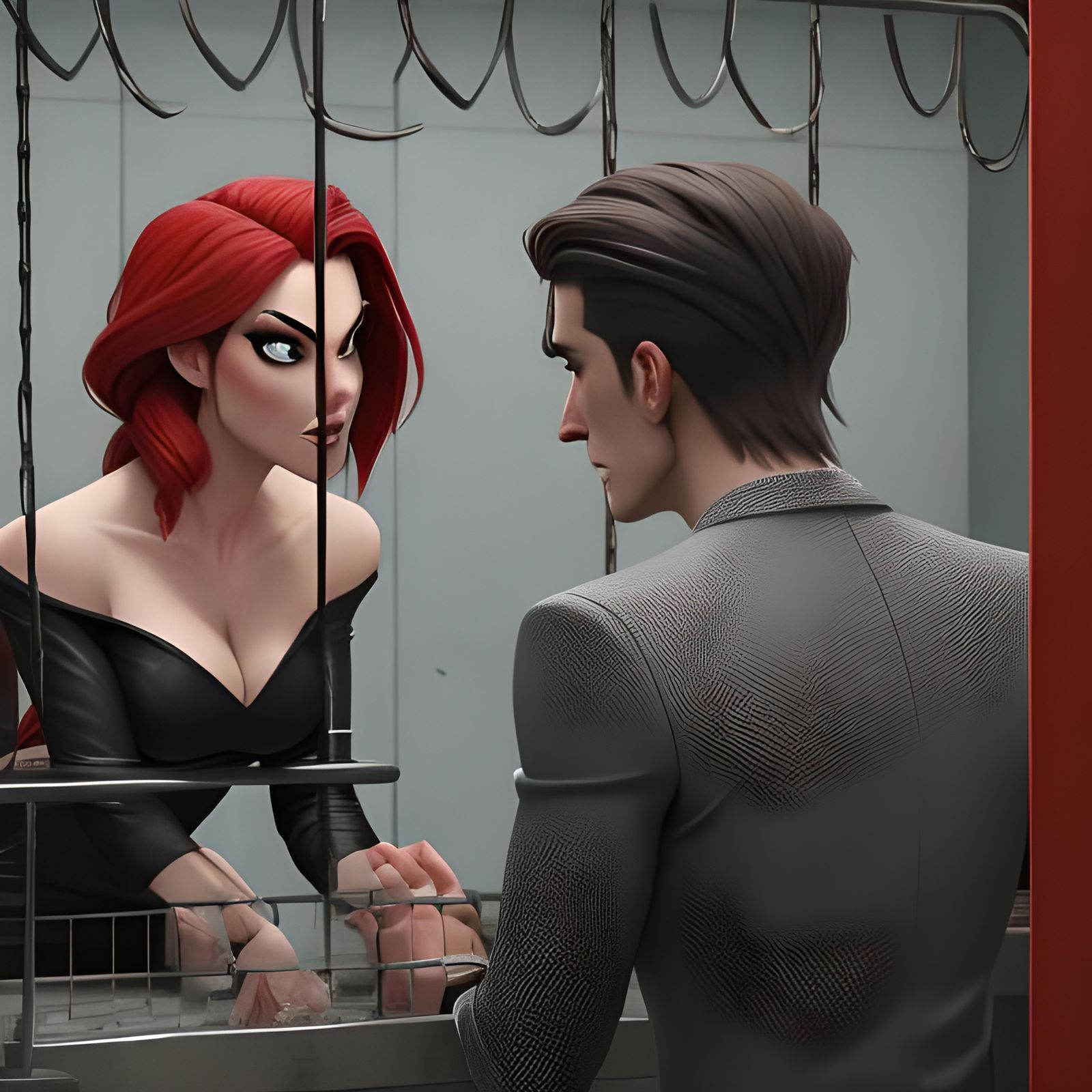 Prison Visit: Wife, Boyfriend, and Inmate