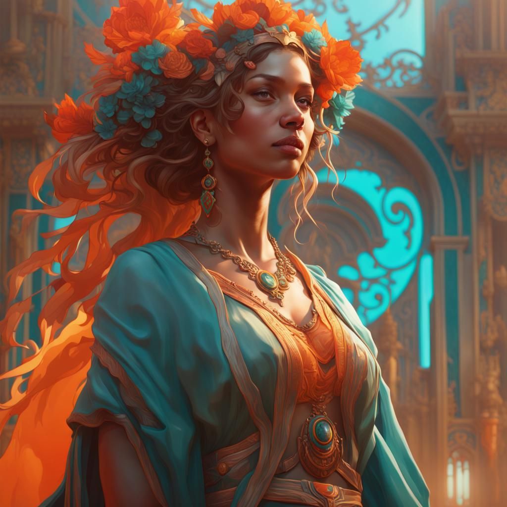 People in Dynamic Lighting: Digital Art