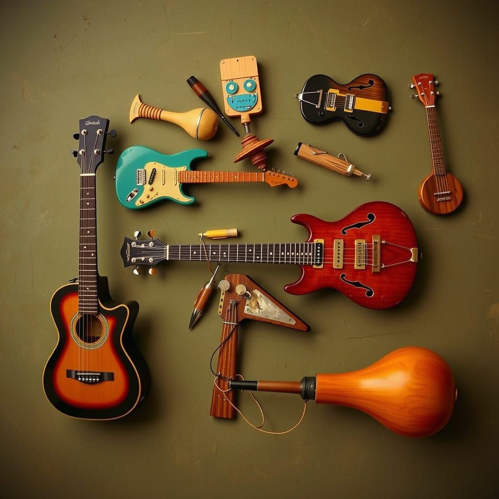Surreal Collection of Absurd Musical Instruments
