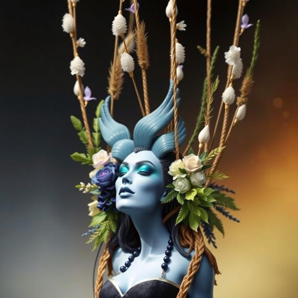 Abstract Uplifting AI-Generated Image