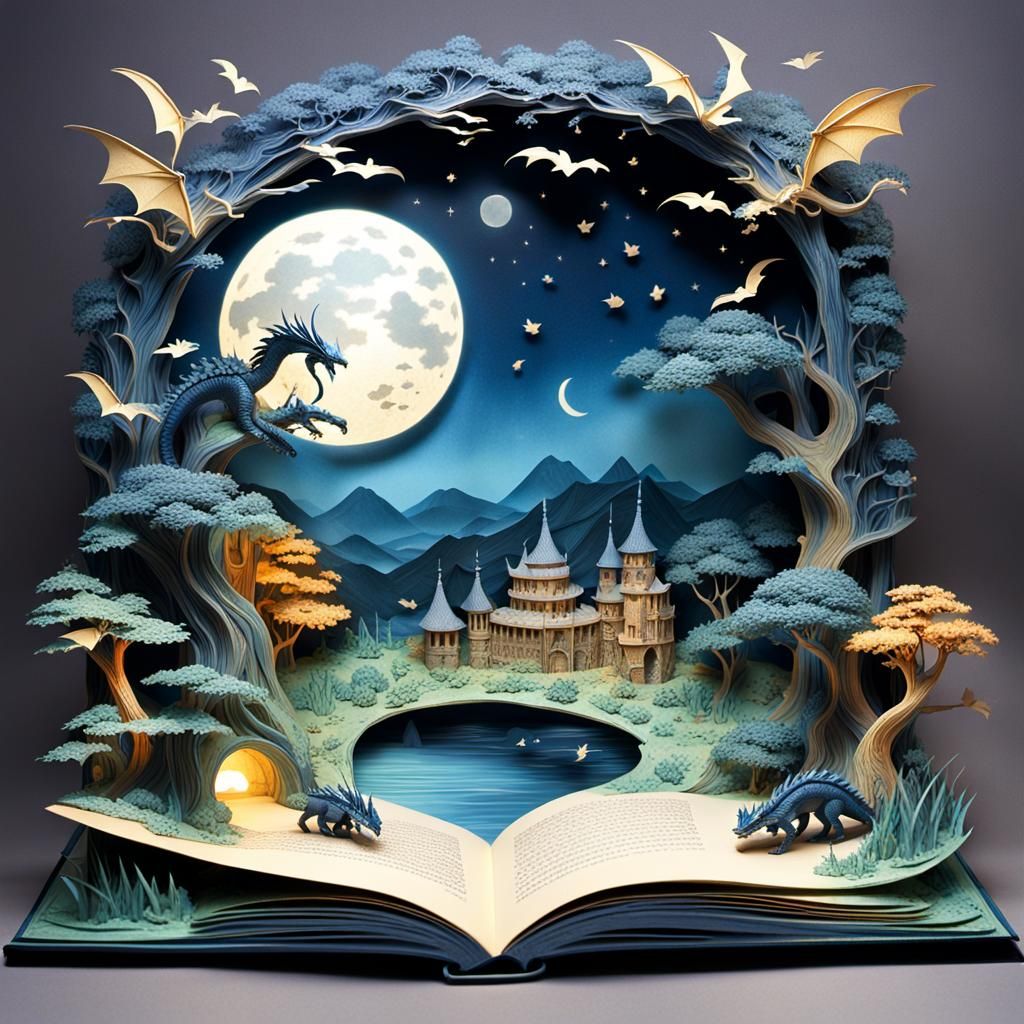 Dragon pop up book📖🐉(2)
