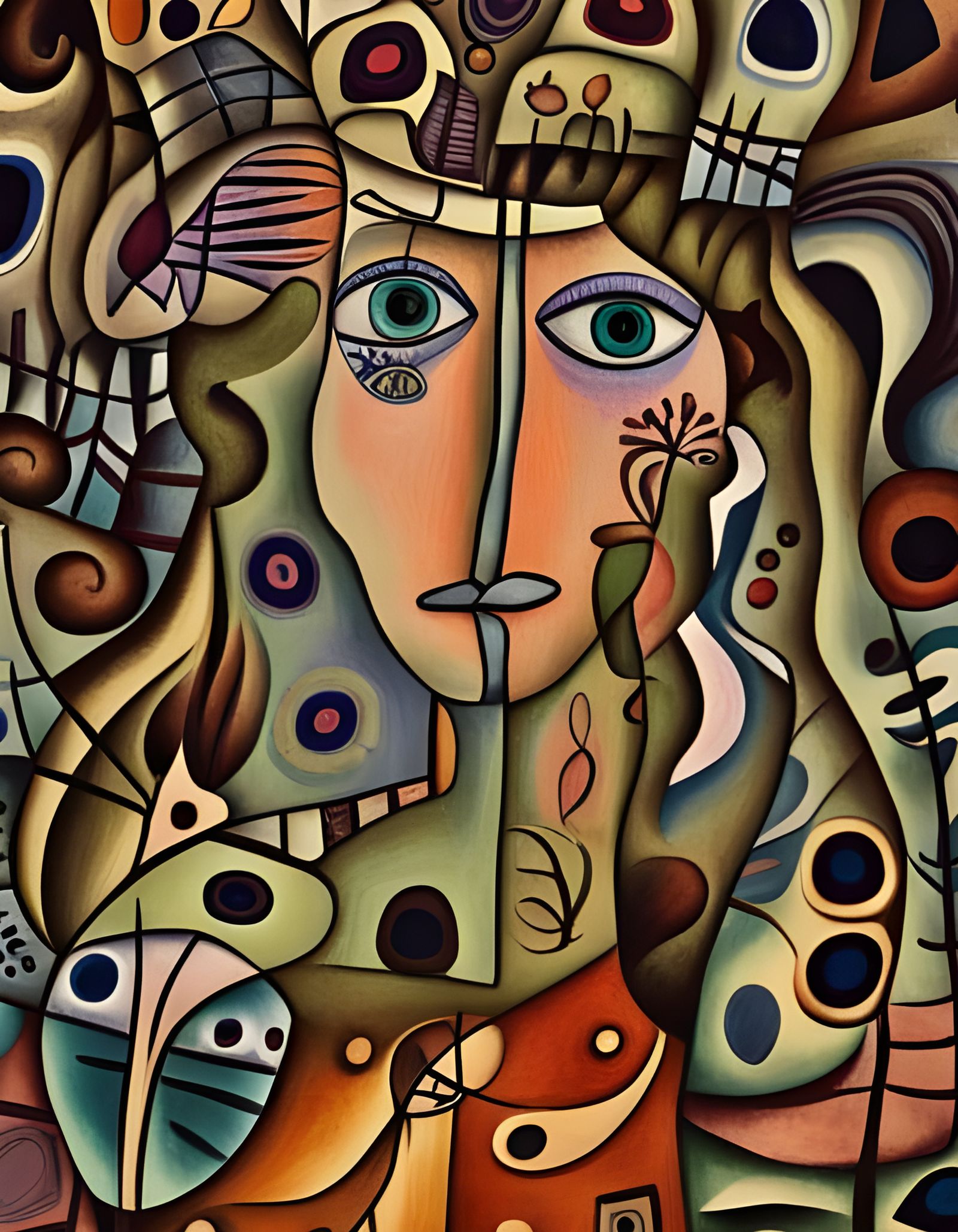 Abstract Figure in Gnarled Musical Space