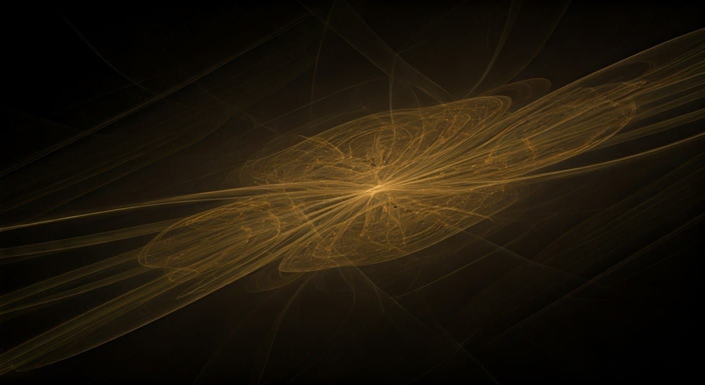 Abstract Vector Fractal with 3D Shading