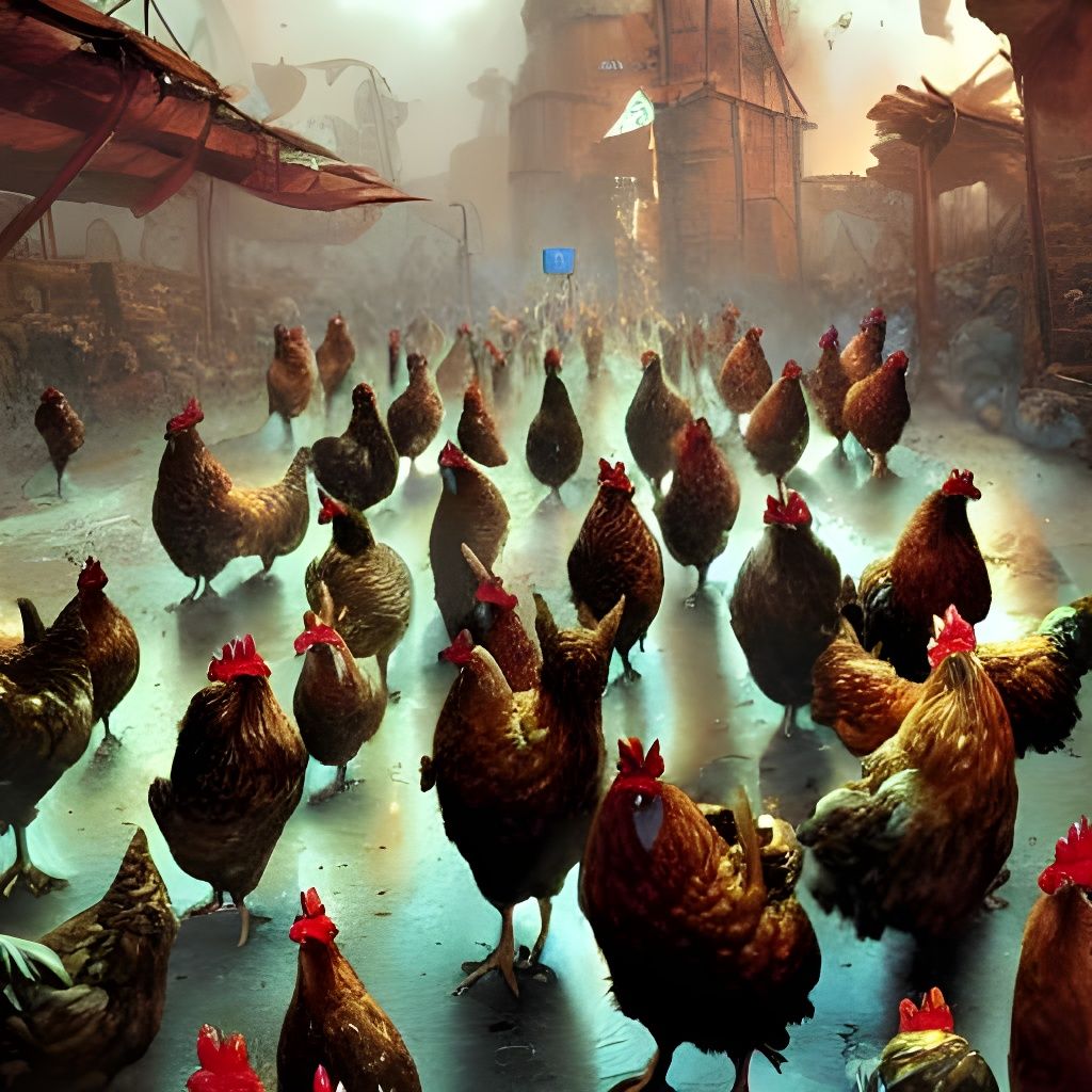 Chickens everywhere