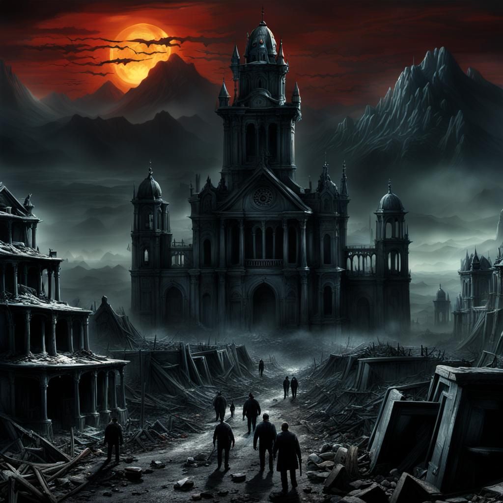 Land of the Dead: Detailed Matte Painting