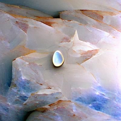 Ethereal Moonstone Abstract Image