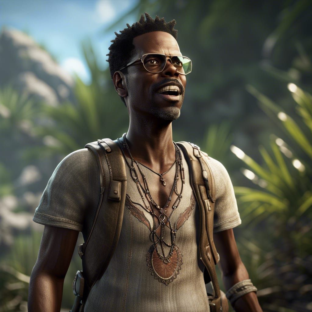 Chris Rock as Far Cry Game Character