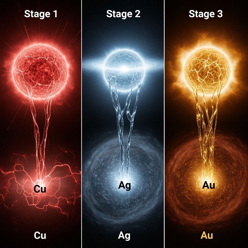 Star's Supernova Creating Precious Metals