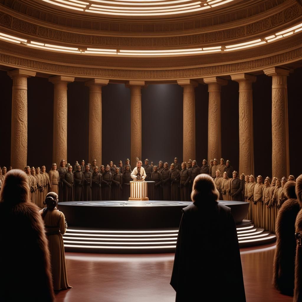 Princess Leia Honors Chewbacca: A New Hope