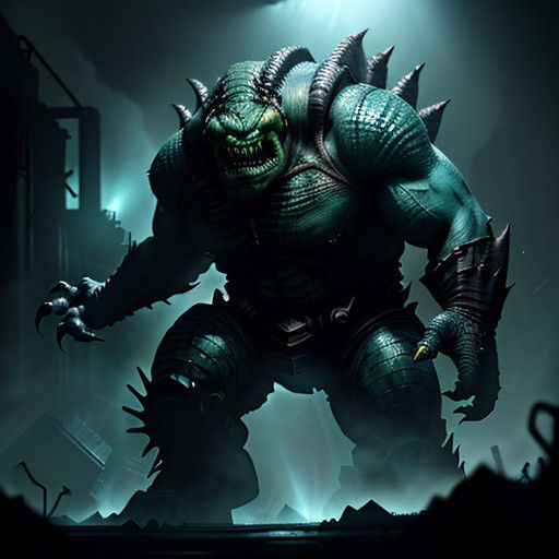 Gritty Kraid Emerges from the Shadows in Dark Sci-Fi Battle