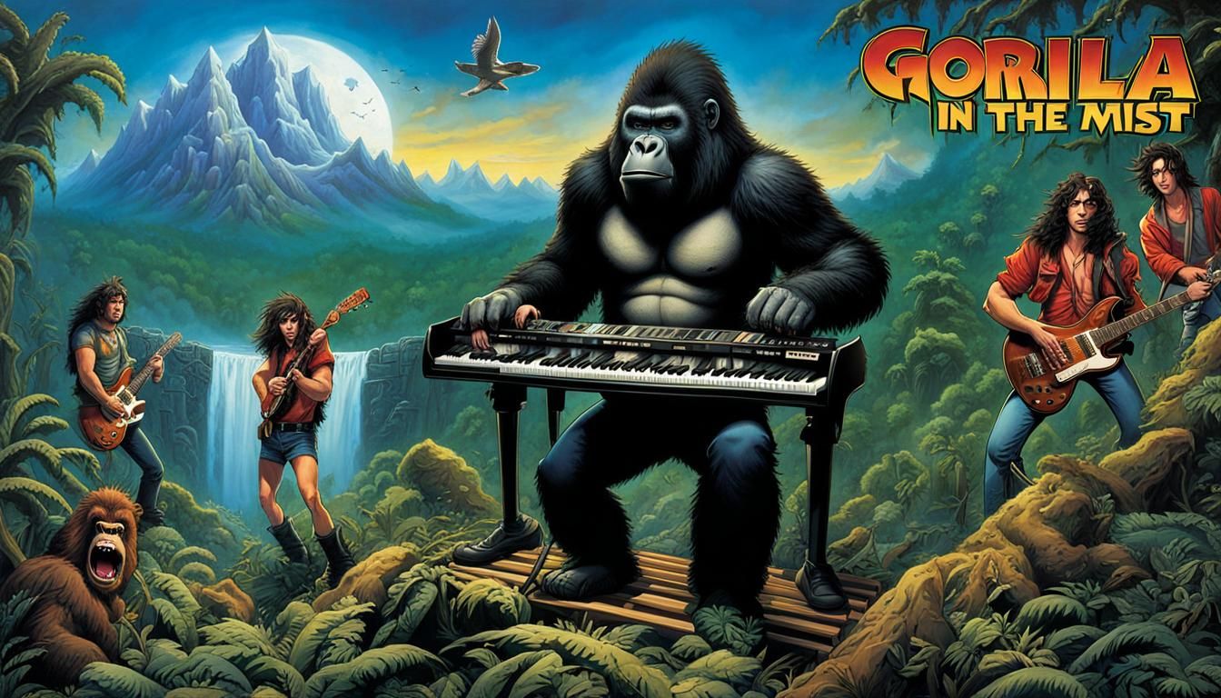 Gorilla Rock Band Album Cover