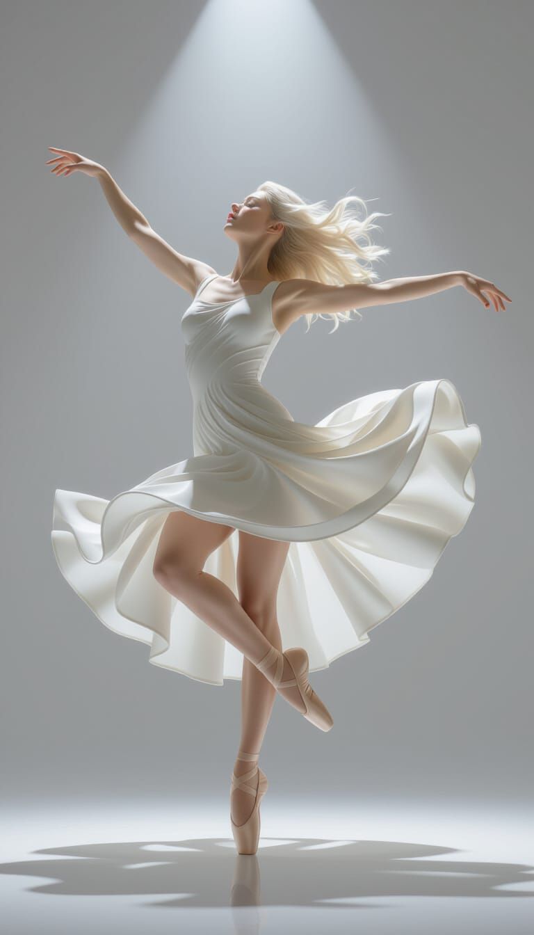 Marble Ballet Dancer in Gallery Spotlight