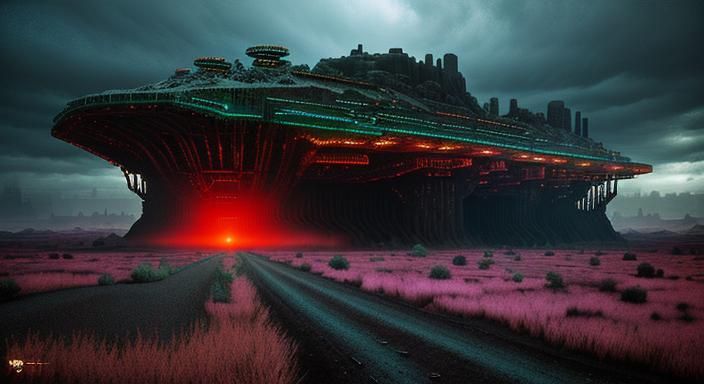 Post-Apocalyptic Wasteland Pixel Art with Volumetric Lightin...