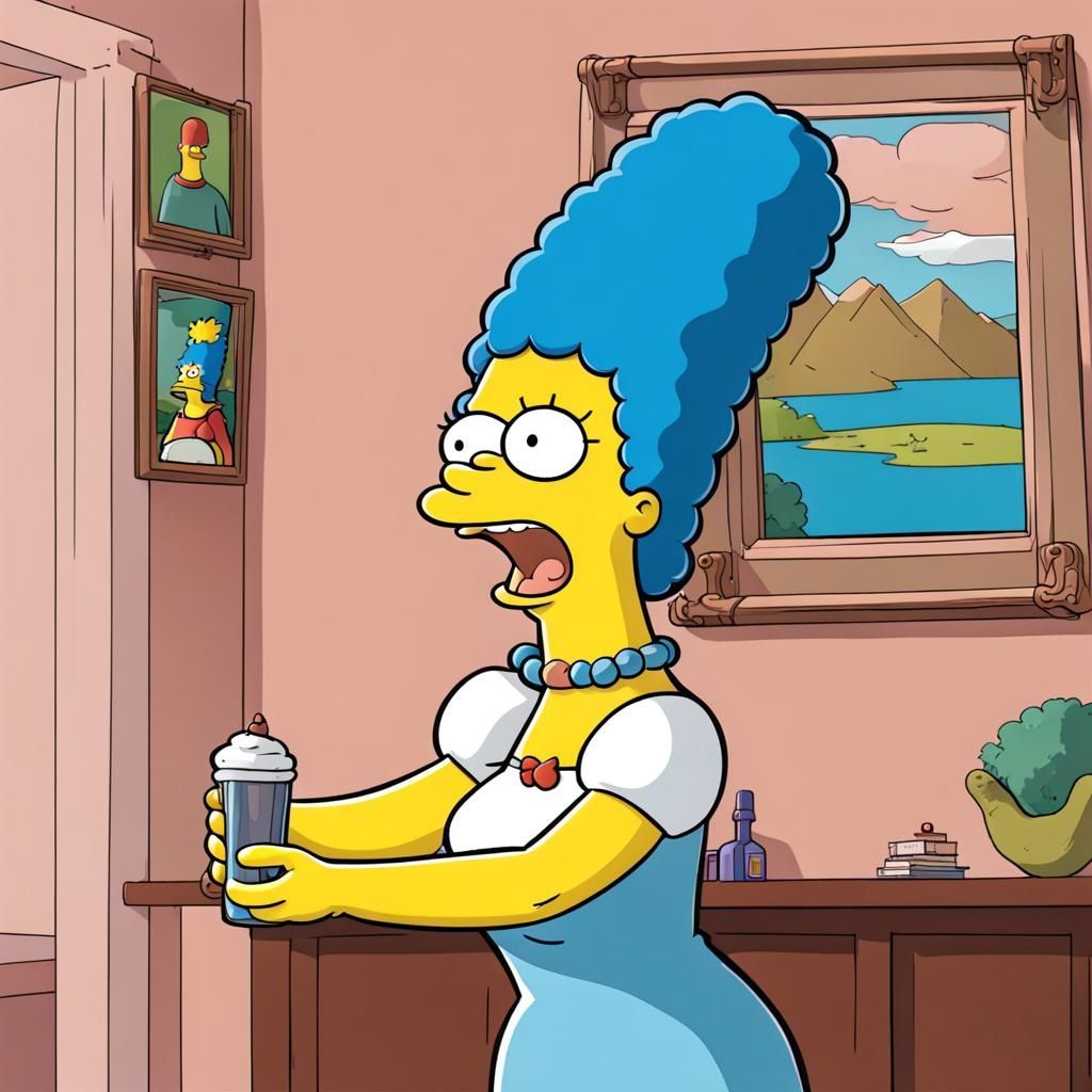 Marge Simpson Portrait
