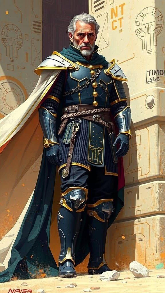 Cyberpunk Space Opera Imperial Knight Unveiled in Gritty Dig...