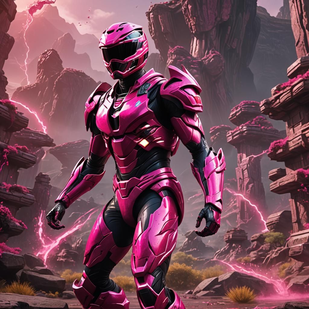 Hot Pink Power Ranger Concept Art